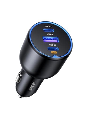 UGREEN 130W 3-Port Car Charger