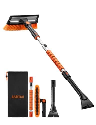 AstroAI 46 in Extendable 3-in-1 Snow Brush & Ice Scraper