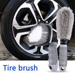 Auto Tire Rim Brush Wheel Hub Cleaning Brushes Car Wheels Detailing Cleaning Accessories Tire Auto Washing Tool