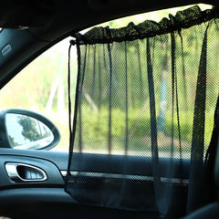 Cute Cartoon Car Curtain Sunshade Curtain Essential Summer Car Sunscreen Curtains Keep Your Car Interior Cool & Protected