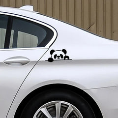 BLKUOPAR Peeking Panda Car Stickers Vinyl ATV Creative Decal Cute Occlusion Scratch Refrigerator Air Conditioner Car Accessories